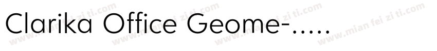 Clarika Office Geome字体转换